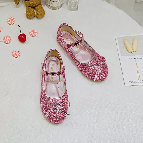 Cadidi Dinos Little Big Girl's Adorable Sparkle Princess Party Girls Dress Shoes