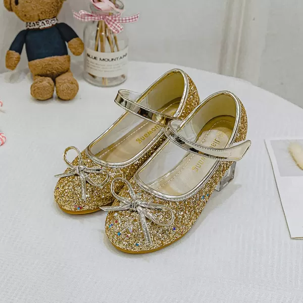 Cadidi Dinos Little Big Girl's Adorable Sparkle Princess Party Girls Dress Shoes