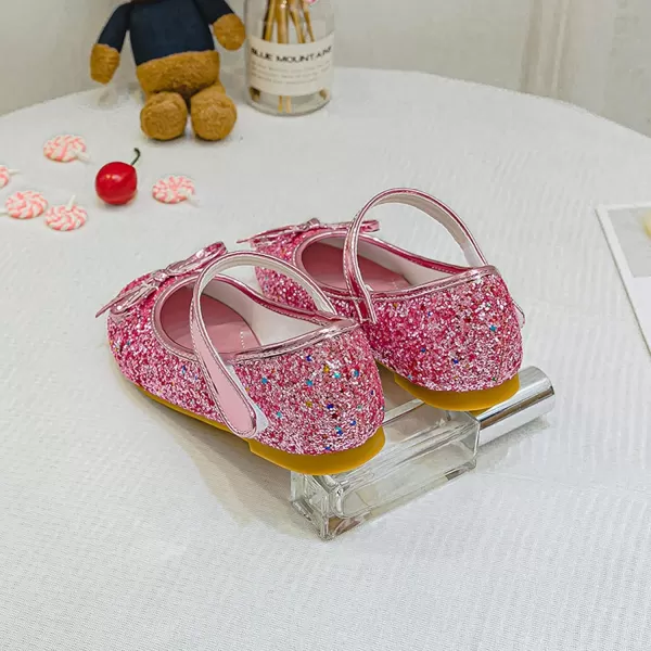 Cadidi Dinos Little Big Girl's Adorable Sparkle Princess Party Girls Dress Shoes