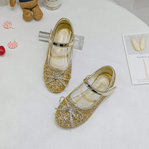Cadidi Dinos Little Big Girl's Adorable Sparkle Princess Party Girls Dress Shoes