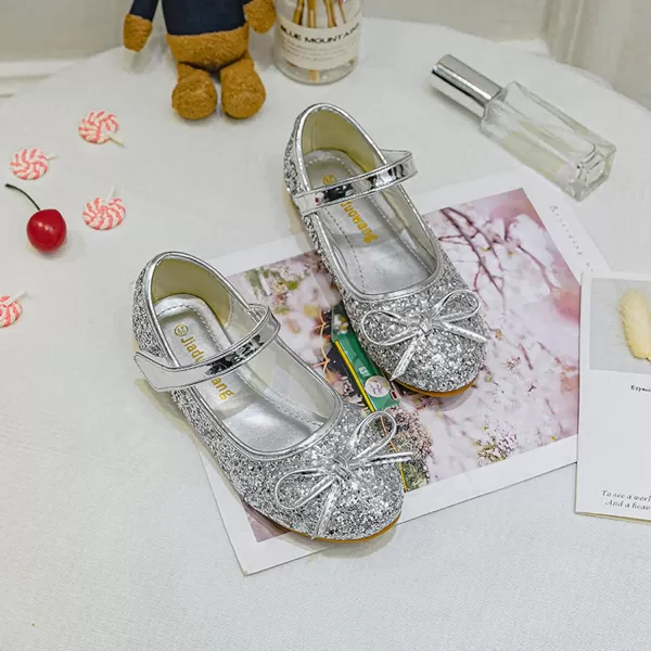 Cadidi Dinos Little Big Girl's Adorable Sparkle Princess Party Girls Dress Shoes