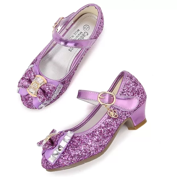 Cadidi Dinos Little Big Girl's Adorable Sparkle Princess Party Girls Dress Shoes
