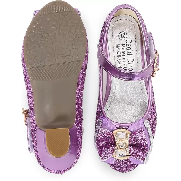 Cadidi Dinos Little Big Girl's Adorable Sparkle Princess Party Girls Dress Shoes