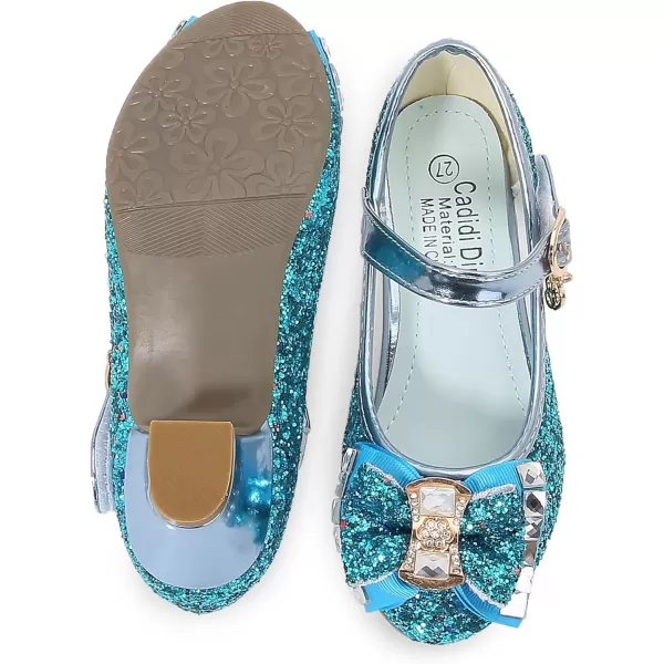Cadidi Dinos Little Big Girl's Adorable Sparkle Princess Party Girls Dress Shoes
