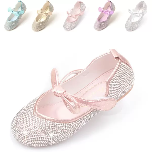 Cadidi Dinos Little Big Girl's Adorable Sparkle Princess Party Girls Dress Shoes