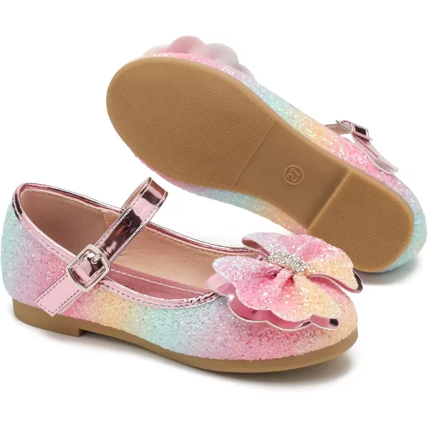 Cadidi Dinos Little Big Girl's Adorable Sparkle Princess Party Girls Dress Shoes