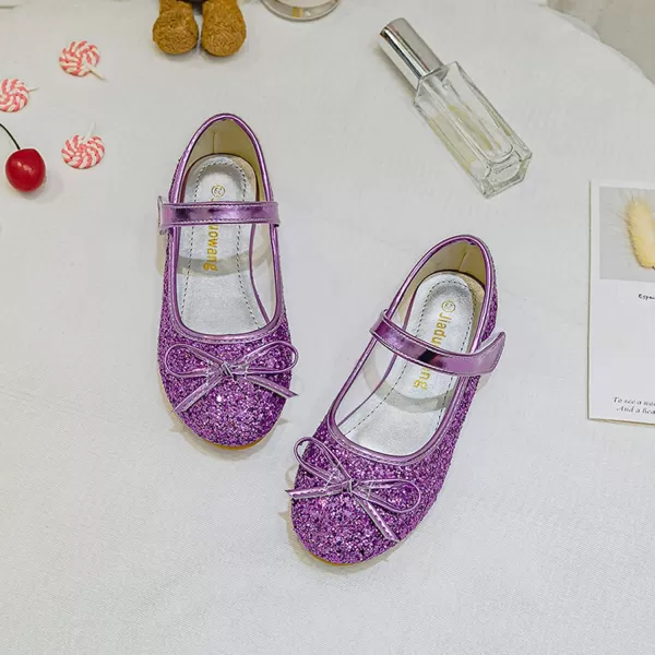 Cadidi Dinos Little Big Girl's Adorable Sparkle Princess Party Girls Dress Shoes
