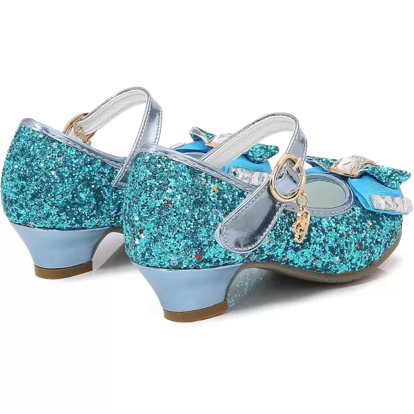 Cadidi Dinos Little Big Girl's Adorable Sparkle Princess Party Girls Dress Shoes