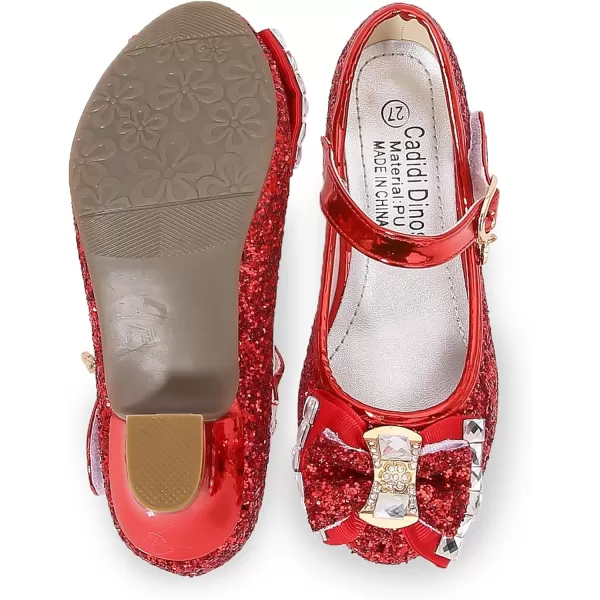 Cadidi Dinos Little Big Girl's Adorable Sparkle Princess Party Girls Dress Shoes