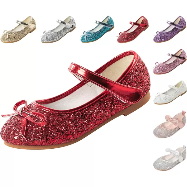 Cadidi Dinos Little Big Girl's Adorable Sparkle Princess Party Girls Dress Shoes