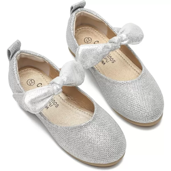 Cadidi Dinos Little Big Girl's Adorable Sparkle Princess Party Girls Dress Shoes