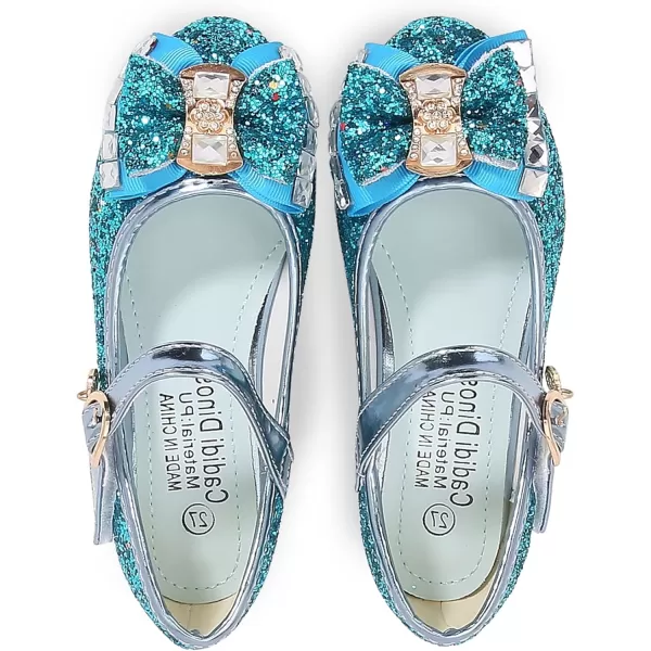 Cadidi Dinos Little Big Girl's Adorable Sparkle Princess Party Girls Dress Shoes