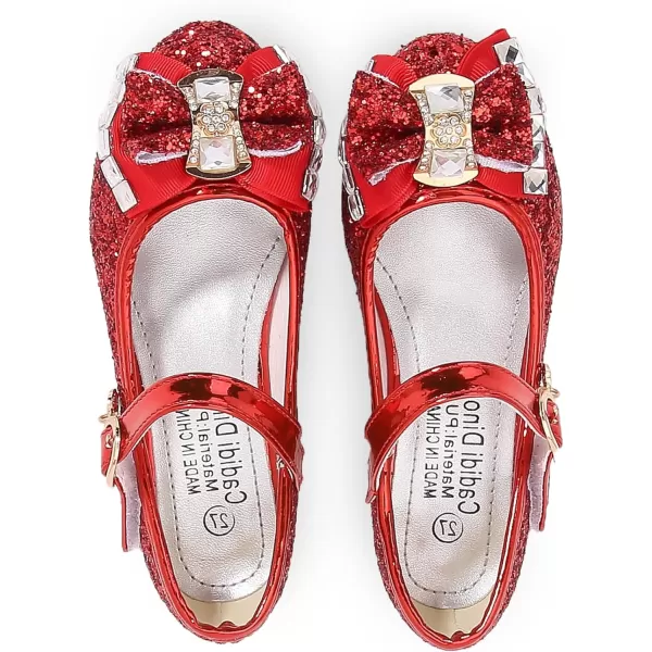 Cadidi Dinos Little Big Girl's Adorable Sparkle Princess Party Girls Dress Shoes