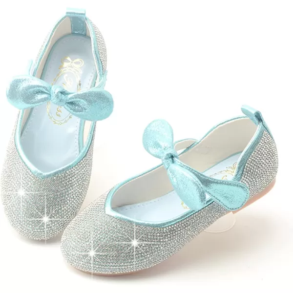 Cadidi Dinos Little Big Girl's Adorable Sparkle Princess Party Girls Dress Shoes