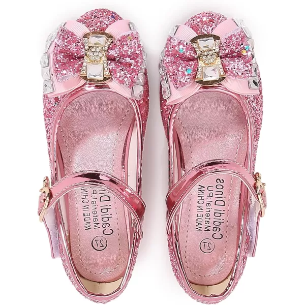 Cadidi Dinos Little Big Girl's Adorable Sparkle Princess Party Girls Dress Shoes