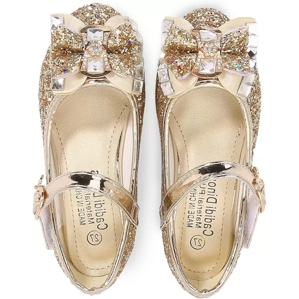 Cadidi Dinos Little Big Girl's Adorable Sparkle Princess Party Girls Dress Shoes