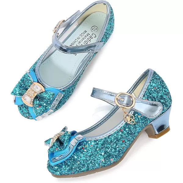 Cadidi Dinos Little Big Girl's Adorable Sparkle Princess Party Girls Dress Shoes