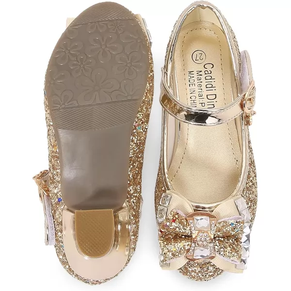 Cadidi Dinos Little Big Girl's Adorable Sparkle Princess Party Girls Dress Shoes