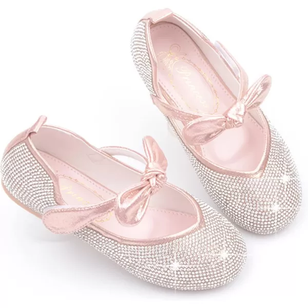 Cadidi Dinos Little Big Girl's Adorable Sparkle Princess Party Girls Dress Shoes