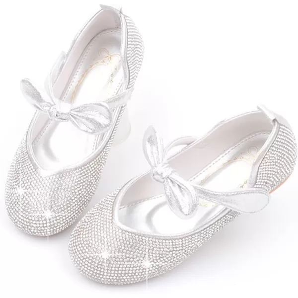 Cadidi Dinos Little Big Girl's Adorable Sparkle Princess Party Girls Dress Shoes