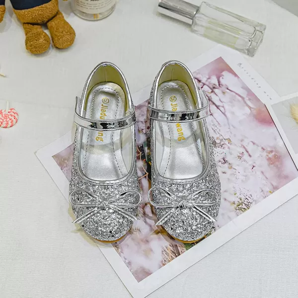 Cadidi Dinos Little Big Girl's Adorable Sparkle Princess Party Girls Dress Shoes