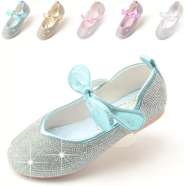 Cadidi Dinos Little Big Girl's Adorable Sparkle Princess Party Girls Dress Shoes