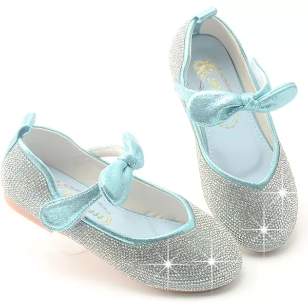 Cadidi Dinos Little Big Girl's Adorable Sparkle Princess Party Girls Dress Shoes