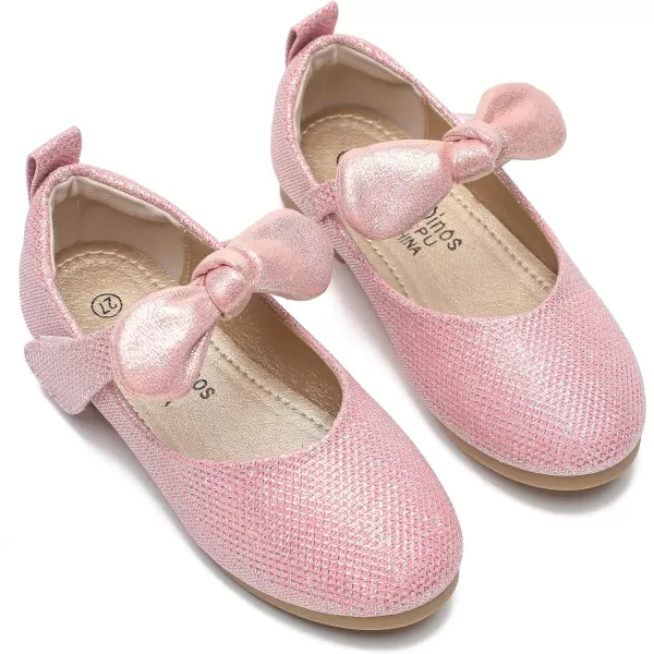 Cadidi Dinos Little Big Girl's Adorable Sparkle Princess Party Girls Dress Shoes