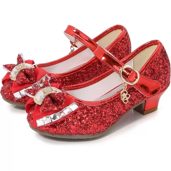 Cadidi Dinos Little Big Girl's Adorable Sparkle Princess Party Girls Dress Shoes
