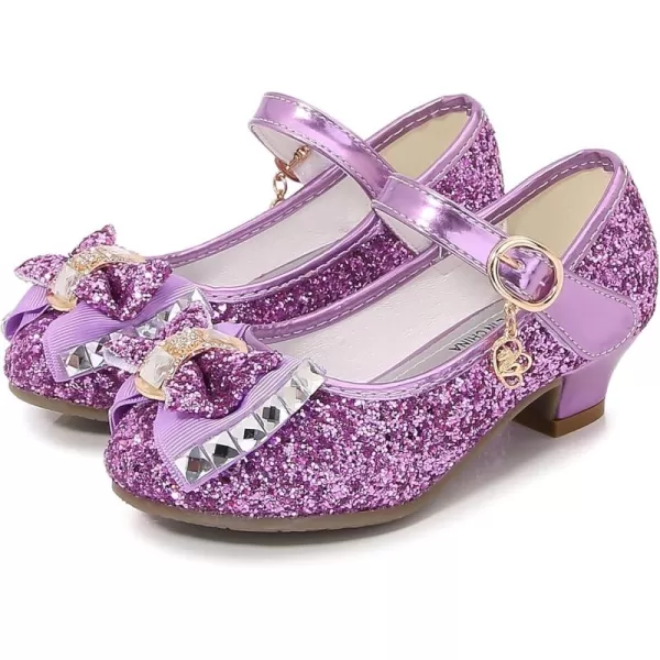 Cadidi Dinos Little Big Girl's Adorable Sparkle Princess Party Girls Dress Shoes