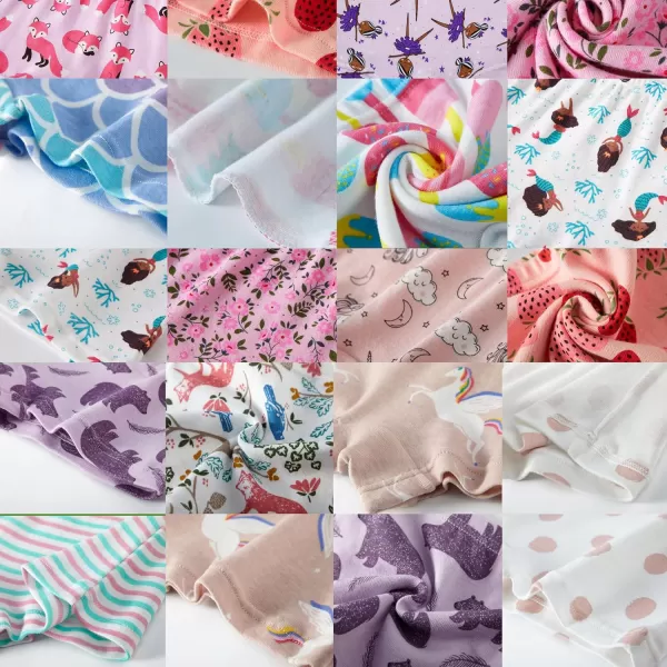 Cadidi Dinos Baby Soft Cotton Underwear Little Girls'Briefs Toddler Undies