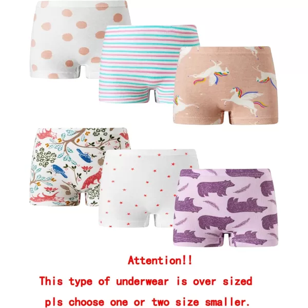 Cadidi Dinos Little Girls Cotton Boyshorts Toddler Panties Big Underwear