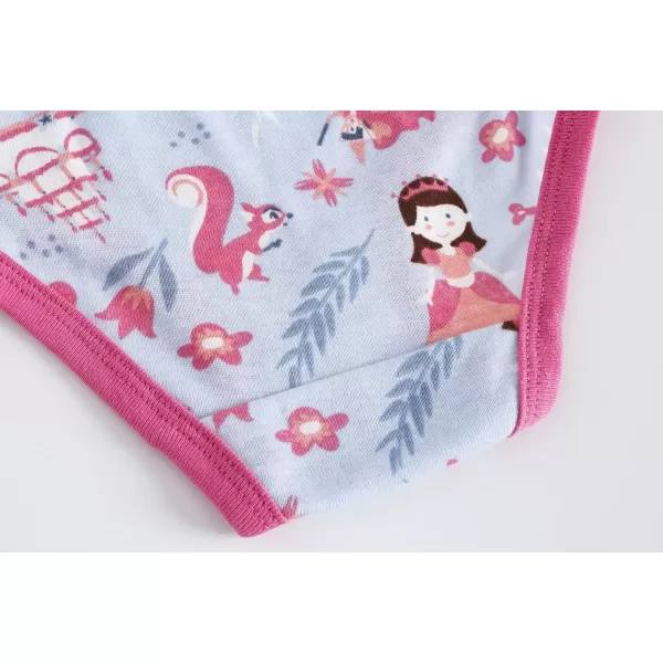 Cadidi Dinos Little Girls' Soft Cotton Underwear Kids Cool Breathable Comfort Panty Briefs Toddler Undies