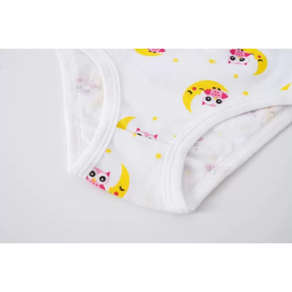 Cadidi Dinos Little Girls' Soft Cotton Underwear Kids Cool Breathable Comfort Panty Briefs Toddler Undies