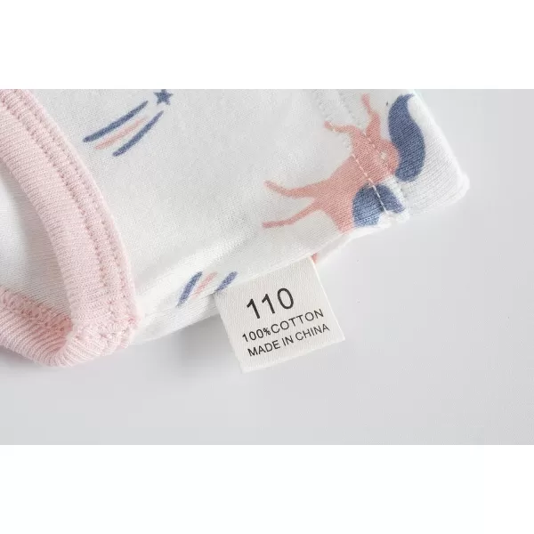 Cadidi Dinos Little Girls' Soft Cotton Underwear Kids Cool Breathable Comfort Panty Briefs Toddler Undies