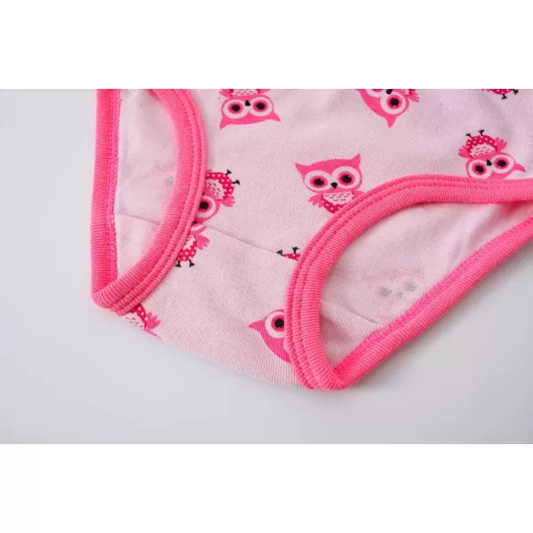 Cadidi Dinos Little Girls' Soft Cotton Underwear Kids Cool Breathable Comfort Panty Briefs Toddler Undies