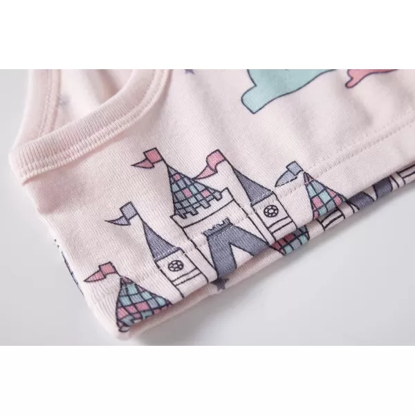 Cadidi Dinos Little Girls' Soft Cotton Underwear Kids Cool Breathable Comfort Panty Briefs Toddler Undies