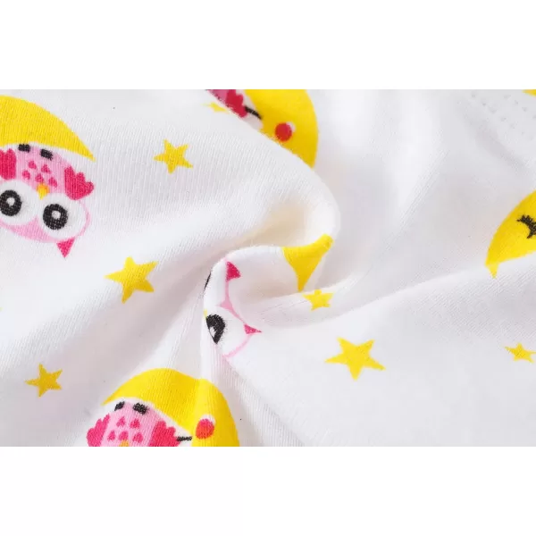 Cadidi Dinos Little Girls' Soft Cotton Underwear Kids Cool Breathable Comfort Panty Briefs Toddler Undies