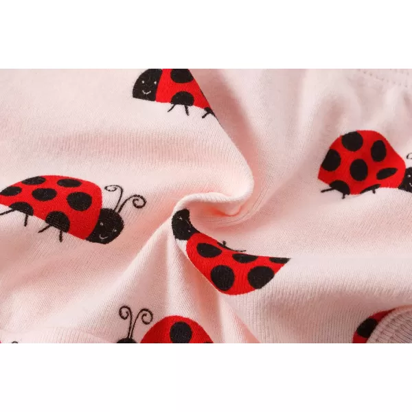 Cadidi Dinos Little Girls' Soft Cotton Underwear Kids Cool Breathable Comfort Panty Briefs Toddler Undies