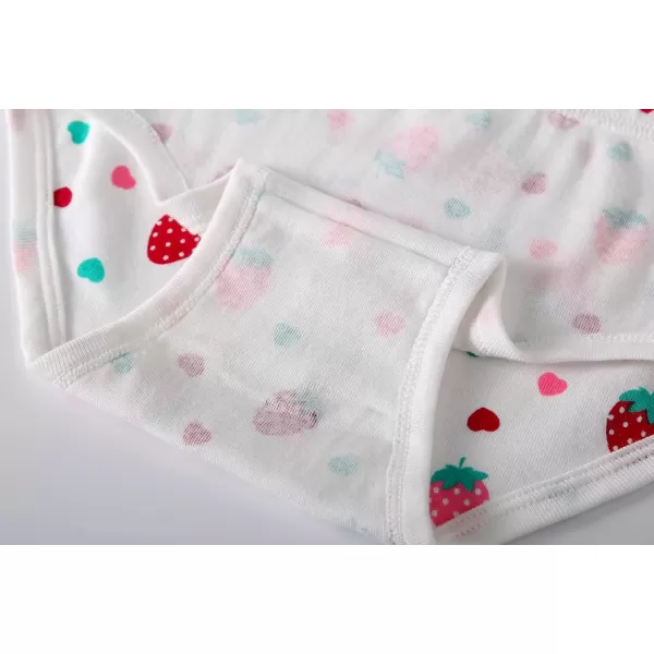 Cadidi Dinos Little Girls' Soft Cotton Underwear Kids Cool Breathable Comfort Panty Briefs Toddler Undies