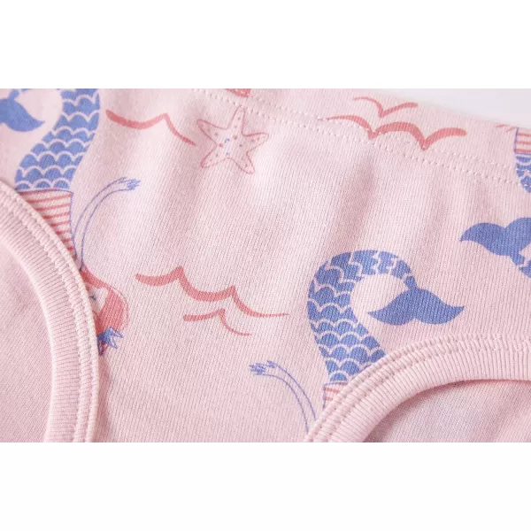 Cadidi Dinos Little Girls' Soft Cotton Underwear Kids Cool Breathable Comfort Panty Briefs Toddler Undies