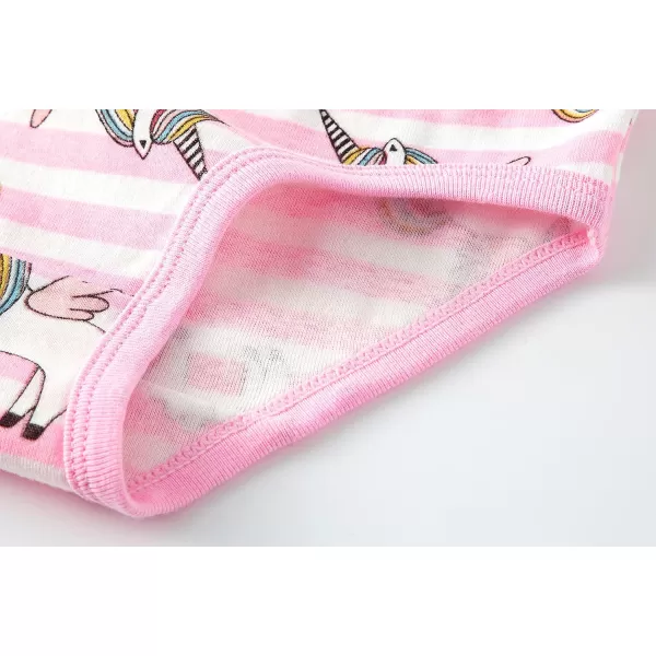 Cadidi Dinos Little Girls' Soft Cotton Underwear Kids Cool Breathable Comfort Panty Briefs Toddler Undies