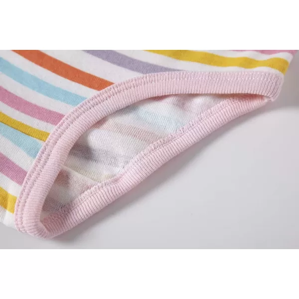 Cadidi Dinos Little Girls' Soft Cotton Underwear Kids Cool Breathable Comfort Panty Briefs Toddler Undies