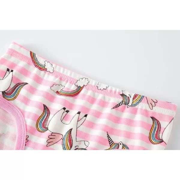 Cadidi Dinos Little Girls' Soft Cotton Underwear Kids Cool Breathable Comfort Panty Briefs Toddler Undies