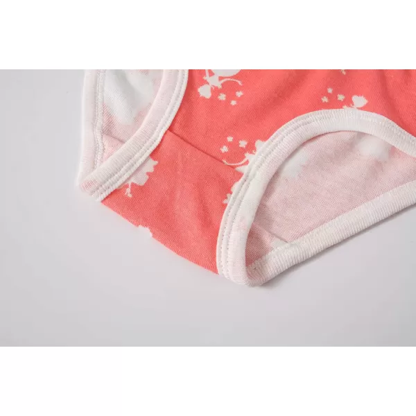 Cadidi Dinos Little Girls' Soft Cotton Underwear Kids Cool Breathable Comfort Panty Briefs Toddler Undies