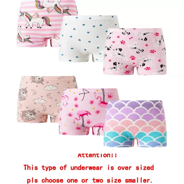 Kids Series Soft Cotton Boyshort Panties Big Girls' Assorted Underwear