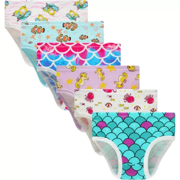 Cadidi Dinos Baby Soft Cotton Underwear Little Girls'Briefs Toddler Undies