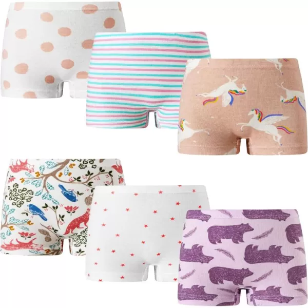 Cadidi Dinos Little Girls Cotton Boyshorts Toddler Panties Big Underwear