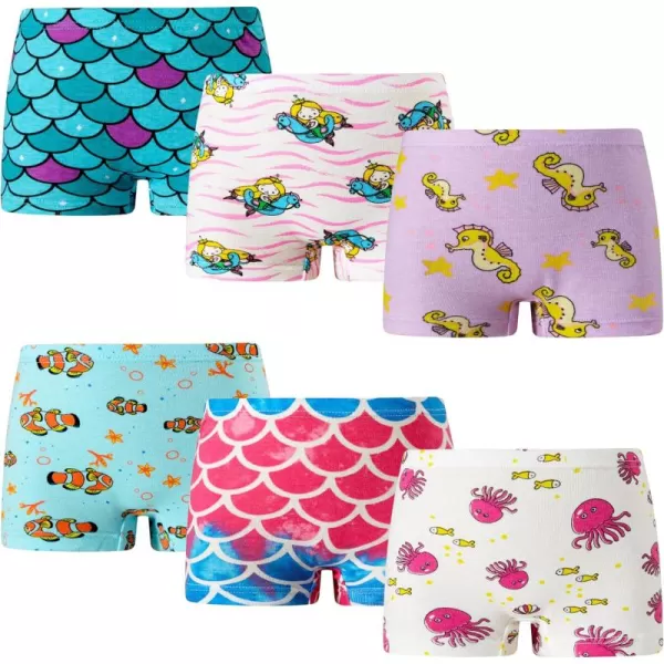 Cadidi Dinos Soft Girls Boyshort Panties Cotton Briefs Kids Underwear