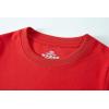 imageCadidi Dinos Boys Cotton Short Shirt Sleeve Crewneck Kids TShirts Top Girls TeeRed